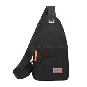 Mini Black Backpack Crossbody Bag Nylon Sports Fashion Travel Casual Unisex